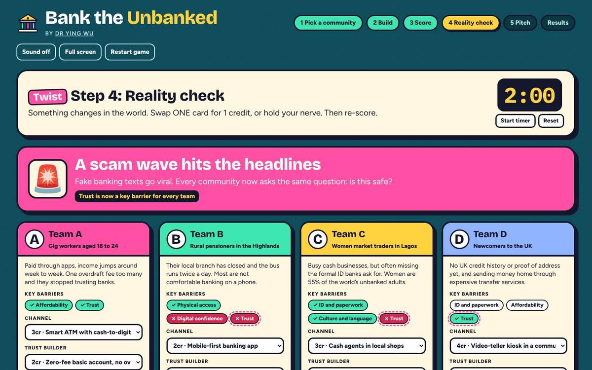 Pink reality check banner: A scam wave hits the headlines, trust is now a key barrier for every team.